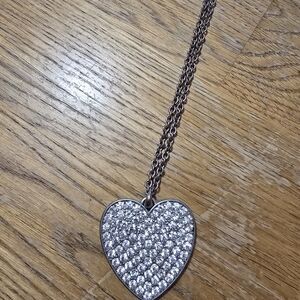 Silver Heart Pendant Necklace
